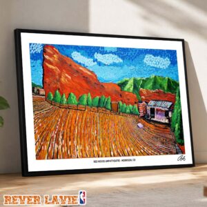 The Elovaters May 17 2026 Red Rocks ASTA Event Collectible Home Decor Poster