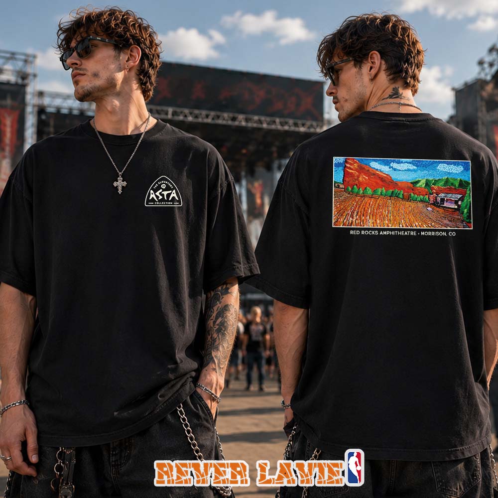 The Elovaters Red Rocks Amphitheatre Morrison Colorado 2026 Concert T Shirt The Elovaters Red Rocks Amphitheatre Morrison Colorado 2026 Concert T Shirt