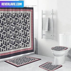 Tommy Hilfiger New Pattern With Color Bolder Bathroom Set