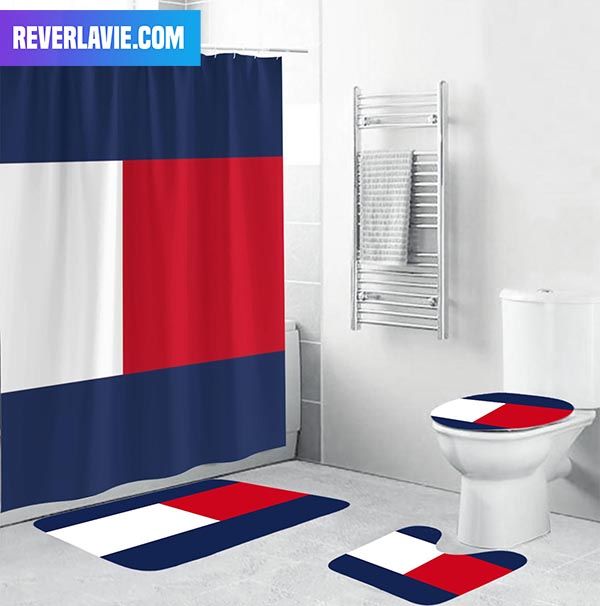 Tommy Hilfiger Signature Color Logo Bathroom Set Tommy Hilfiger Signature Color Logo Bathroom Set