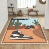 Travis Scott x Air Jordan 1 Cactus Jack Home Decor Sneaker Rug
