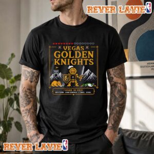 Vegas Golden Knights 2026 Western Conference Final Pixelated Knight T-Shirt