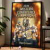 Vegas Golden Knights Western Conference Champions 2026 Stanley Cup Playoffs Wall Decor Art Canvas Vegas Golden Knights Western Conference Champions 2026 Stanley Cup Playoffs Wall Decor Art Canvas
