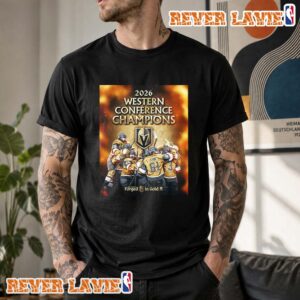 Vegas Golden Knights Champions Of The West 2026 Stanley Cup Finals Unisex T-Shirt