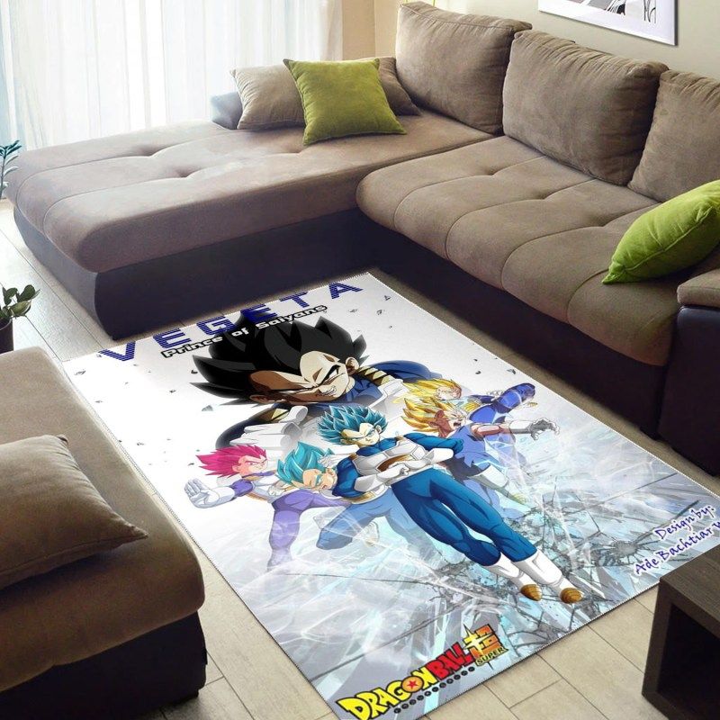 Vegeta Prince Of Saiyans Dragon Ball Z Rug For Bedroom Aesthetic Vegeta Prince Of Saiyans Dragon Ball Z Rug For Bedroom Aesthetic