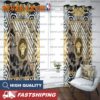 Versace Big Logo In Luxury Animal Printed Window Curtain