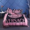 Versace Blue And Red Bedding Set King Size