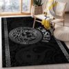 Versace Stone Background Area Rug Carpet