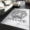Versace Gold And Black Background Area Rug