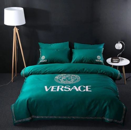 Versace Trendy Green Most Comfortable Bedding Set Versace Trendy Green Most Comfortable Bedding Set