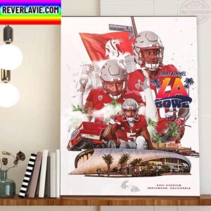Washington State Football In Jimmy Kimmel LA Bowl Home Decor Poster Canvas