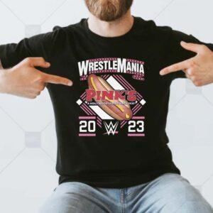 Wrestlemania Pink hotdogs 2023 Unisex T-shirt