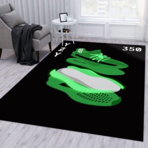 Yeezy Boost Glow Area Rug Living Room Rug