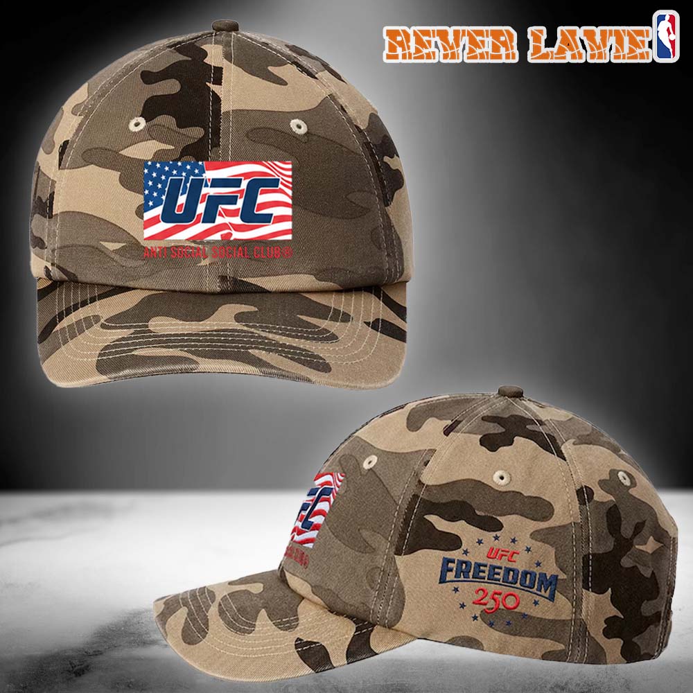 ASSC Americana Feat. UFC Freedom 250 Camo Liberty Adjustable Hat ASSC Americana Feat. UFC Freedom 250 Camo Liberty Adjustable Hat