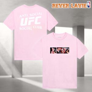 ASSC Americana Feat. UFC Freedom 250 Light Pink Waving Flag T-Shirt