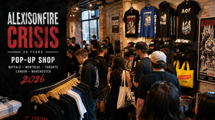 Alexisonfire 2026 Crisis 20 Years Buffalo Montreal Toronto London Manchester Exclusive Merch