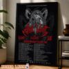 Anal Vomit Tour Poster European Tour 2026 Across Europe Wall Art Decor Poster