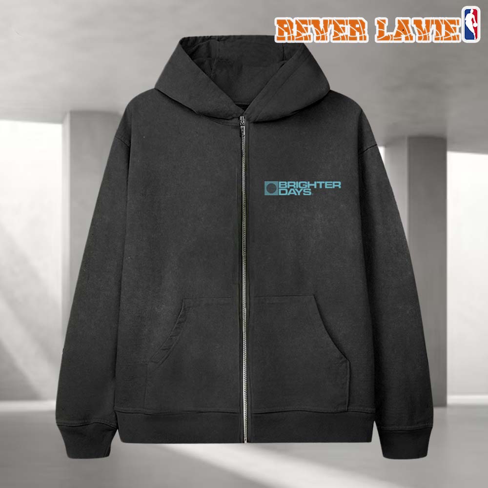 Ariana Grande Brighter Days Logo Zip Hoodie Ariana Grande Brighter Days Logo Zip Hoodie