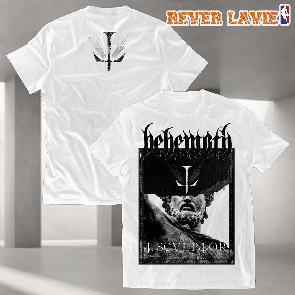 Behemoth I Scvlptor Ov Aeons And Worlds White 2026 Premium T-Shirt Behemoth I Scvlptor Ov Aeons And Worlds White 2026 Premium T-Shirt