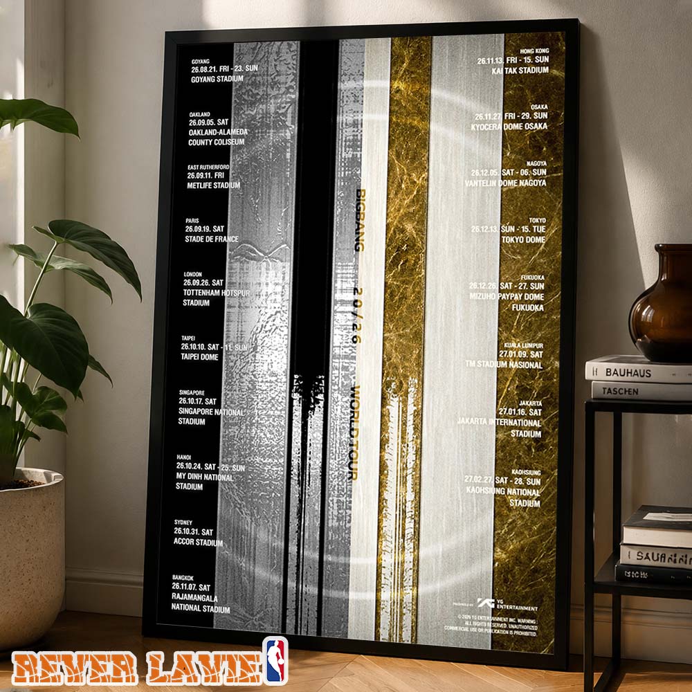 BigBang Tour Dates Poster 2026 World Tour Across Asia North America Europe 2026 Home Decor Poster Canvas BigBang Tour Dates Poster 2026 World Tour Across Asia North America Europe 2026 Home Decor Poster Canvas