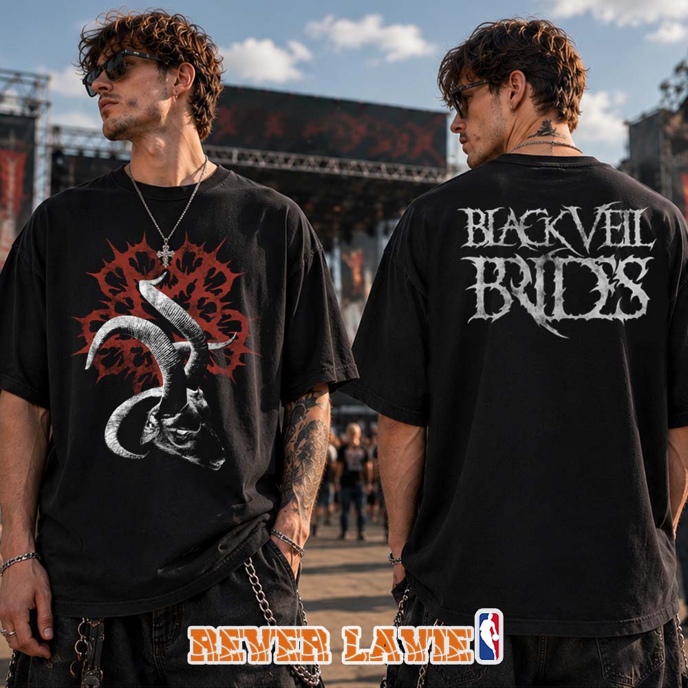 Black Veil Brides 2026 Goat T-Shirt Black Veil Brides 2026 Goat T-Shirt