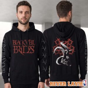Black Veil Brides 2026 Sketch All Over Print Hoodie