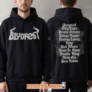 Bludfest 2026 Festival Lineup Black Pullover Hoodie Featuring Yungblud And Special Guests Park 360 At Hradec Kralove In Czechia On June 27 2026