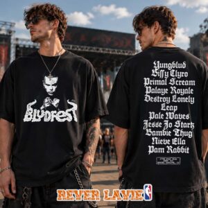 Bludfest 2026 Festival Lineup Black T-Shirt Featuring Yungblud And Special Guests