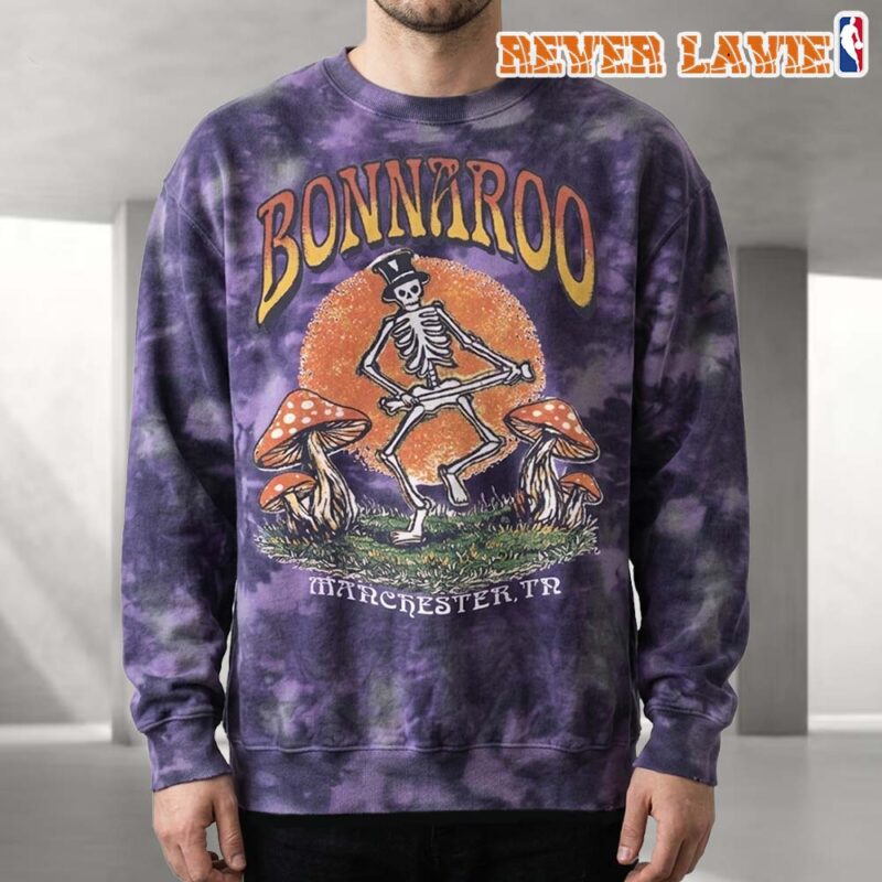 Bonnaroo 2026 Festival Skeleton Guitar Sweatshirt For Show On June 11 14 2026