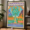 Bonnaroo Music & Arts Festival 2026 Official Commemorative Poster At Great Stage Park In Manchester Tennessee On June 11-14 2026 Home Decor Poster Canvas