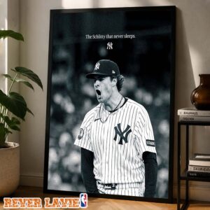 Cam Schlittler New York Yankees The Schlitty That Never Sleeps 5–0 Victory Over Cincinnati Reds Major League Baseball Baseball 2026 Modern Room Decor