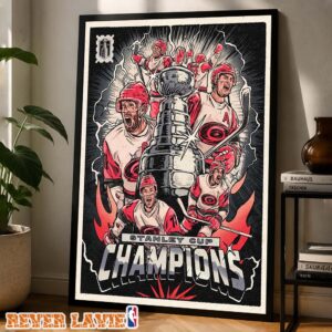 Carolina Hurricanes 2026 Stanley Cup Champions Limited Edition Home Decor Poster Canvas
