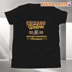 Chicago Wolves 2026 Western Conference Champion Short Sleeve T-Shirt