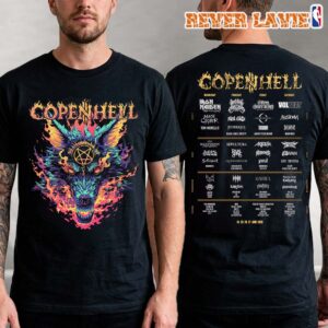 Copenhell Wolf Pentagram Official Festival Merch Copenhagen Denmark 2026 Unisex Tee