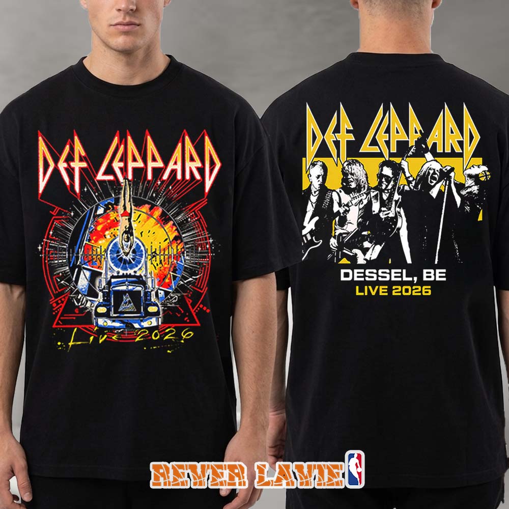 Def Leppard Wacken Open Air Dessel BE 2026 Event Tee Def Leppard Wacken Open Air Dessel BE 2026 Event Tee