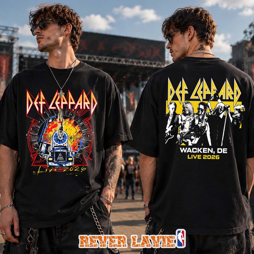 Def Leppard Wacken Open Air Gemany DE 2026 Event Tee Def Leppard Wacken Open Air Gemany DE 2026 Event Tee