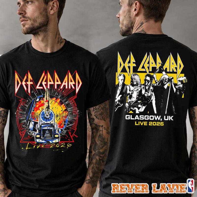 Def Leppard Wacken Open Air Glasgow UK 2026 Event Tee