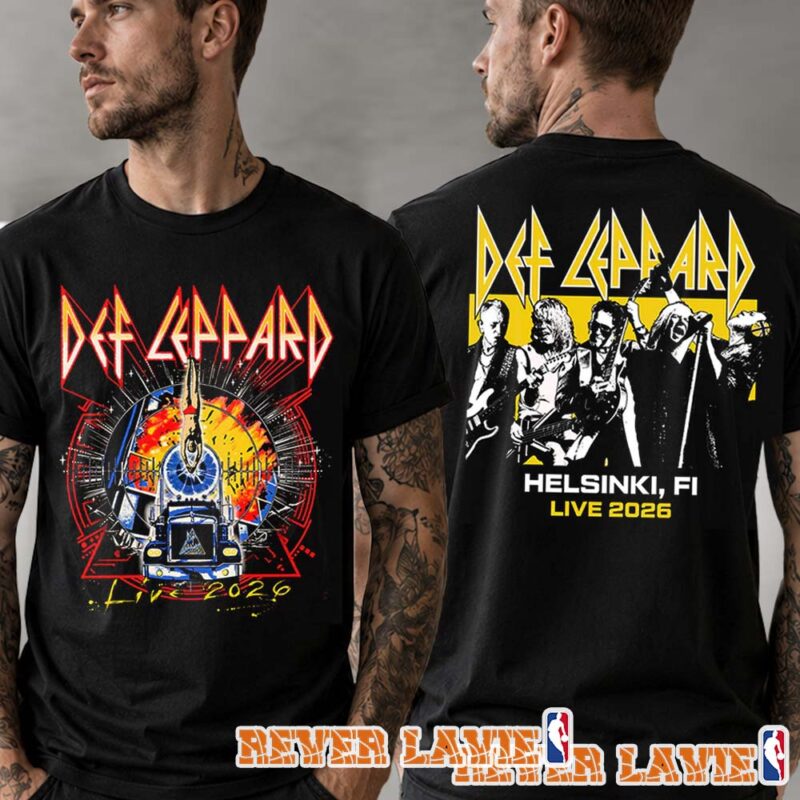 Def Leppard Wacken Open Air Helsinki FI 2026 Event Tee