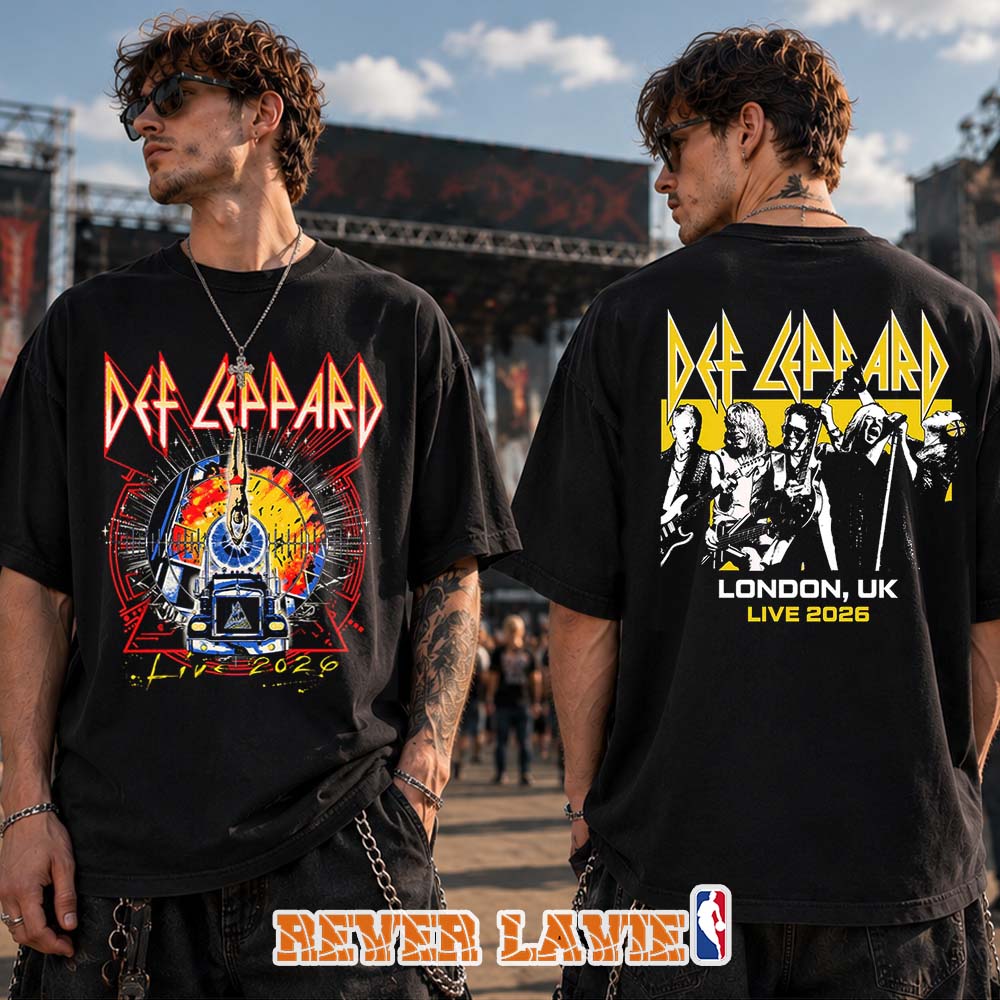Def Leppard Wacken Open Air London UK 2026 Event Tee Def Leppard Wacken Open Air London UK 2026 Event Tee