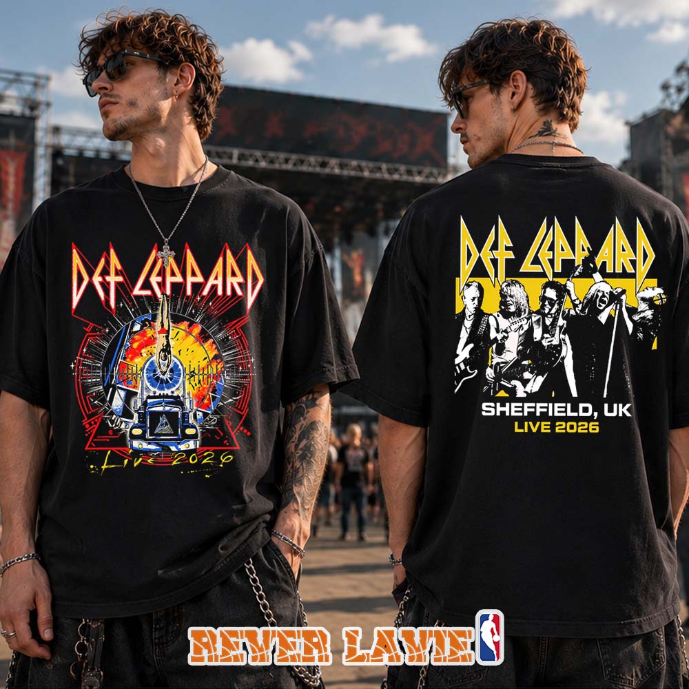 Def Leppard Wacken Open Air Sheffield UK 2026 Event Tee Def Leppard Wacken Open Air Sheffield UK 2026 Event Tee