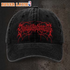 Dehumanized x Darkwave Media 2026 Limited Embroidered Logo Black Cap