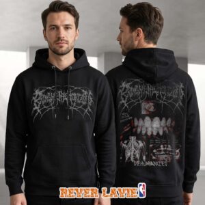 Dehumanized x Darkwave Media 2026 Teeth Graphic Limited Black Two Sided Hoodie