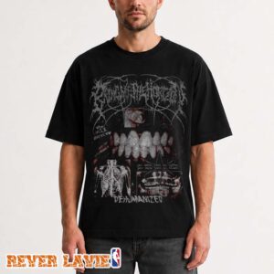 Dehumanized x Darkwave Media 2026 Teeth Graphic Limited Oversized Black T-Shirt