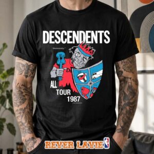 Descendents All Tour 1987 Jester Vintage Punk Rock Tee