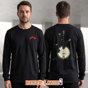Dirtwire Banjo Graphic Long Sleeve T-Shirt Official Band Merch