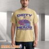 Dirty Heads Postcard Graphic Official Merchandise Black Two Sided T-Shirt