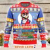 Don’t Be Racist Be Like Mario Super Mario Bros. Ugly Christmas Sweater