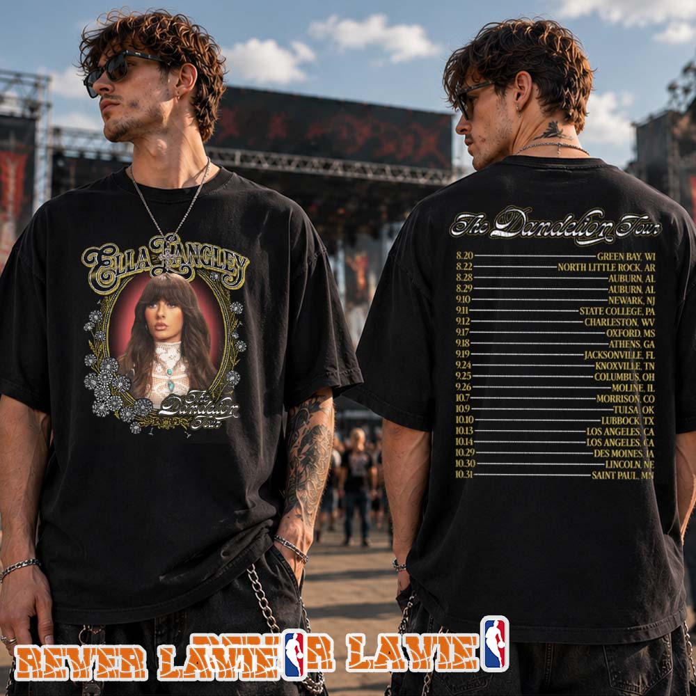 Ella Langley 2026 Dandelion Tour Tee Official Tour Merch Graphic T Shirt Ella Langley 2026 Dandelion Tour Tee Official Tour Merch Graphic T Shirt