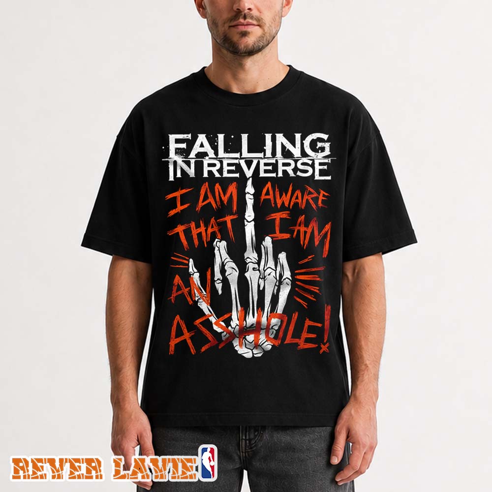 Falling In Reverse Ronnie Radke Asshole Graphic Unisex T-Shirt Falling In Reverse Ronnie Radke Asshole Graphic Unisex T-Shirt