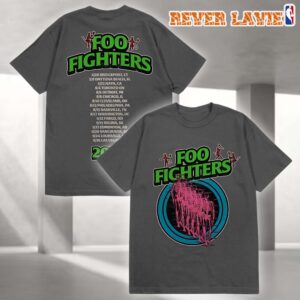 Foo Fighters 2026 Retro Skeleton Tour Tee
